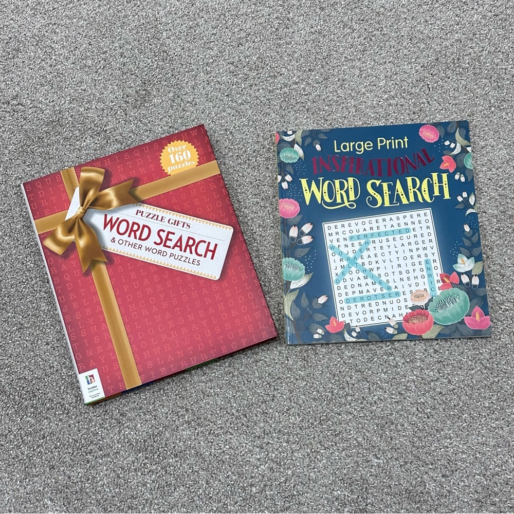 Word Search and Word Puzzles Book Set